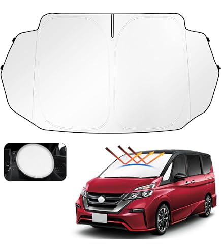 Amazon.co.jp: WAIROGA 日産 セレナ C27 専用サンシェード 車 フロント 