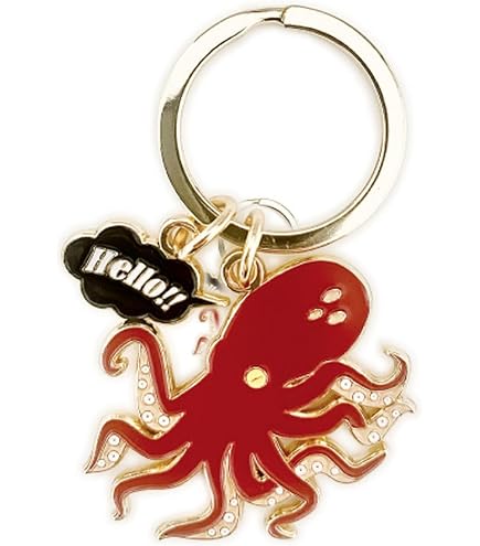 Amazon.co.jp: [Mojo] 動物フィギュア キーチェーン タコ 387602