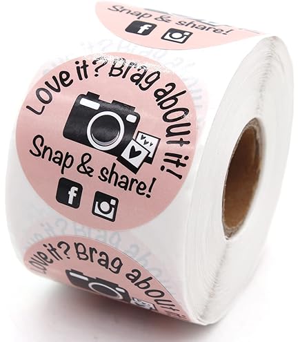 Small Business Thank You Stickers - 500 PCS Shipping Labels For Packages & Mail