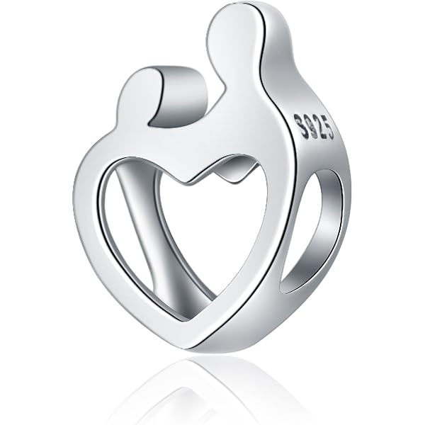JMQJewelry Birthstone Charms - Mother Daughter Heart Clover Beads For Bracelets (Jan-Dec, Copper) - View #7