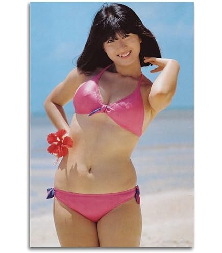 Amazon.co.jp: 河合奈保子 歌手 若い頃4レトロポスター アートパネル