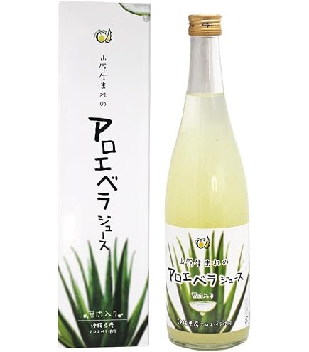 Amazon.co.jp: 沖縄アロエ アロエベラ ジュース 葉肉入り 2L MYN