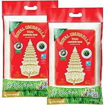 ジャスミンライス 5kg  UMBRELLA Jasmine Rice Amazon.co.jp: タイ産 ジャスミンライス 10kg(5kg×2袋) 香り米