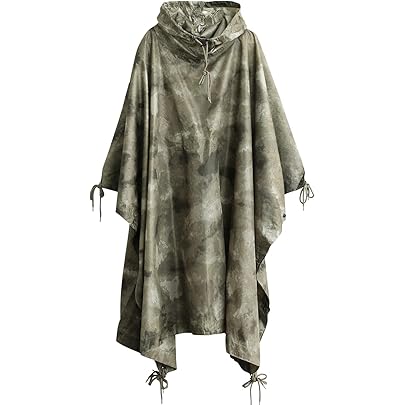 Amazon | [CIWS] 陸上 自衛隊 迷彩 ポンチョ PX品 タイプ メンズ