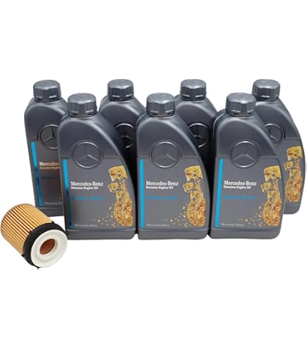 Mercedes-Benz エンジンオイル 1L×7本 229.5　5w-40 Amazon | メルセデスベンツ車用 純正 エンジンオイル ガソリン車用 7本