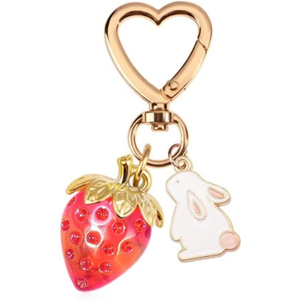 Amazon.co.jp: [COACH] コーチ キーホルダー レザー ストロベリー 苺