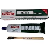 ダイアボンド No.888 業務用サイズ 180ml ゴム・靴・皮革用強力接着剤 ブラシ付 黄褐色 SA-C322 ノガワケミカル