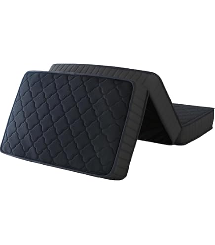 Amazon｜ビックスリー マットレス ダブル 幅140cm 三つ折りタイプ 厚み