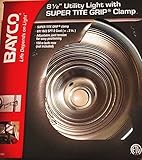 Bayco FL-301B4 Clamp Light with Grip-Tite Super Clamp, 8 1/2" [並行輸入品]