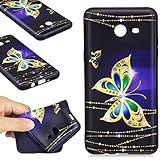 Aireratze(TM) Samsung Galaxy J5 (2017) ケース　PU　手帳型　携帯電話用 [USBケーブルは無料です]　カバー カード収納ポケット付き　マグネット式　ストラップ付