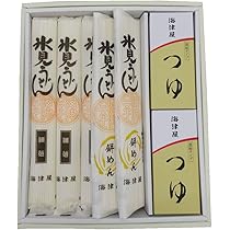 未開封　海津屋　氷見うどん細麺&つゆセット なかやすオンラインショップ / 海津屋 氷見うどん 細麺5本入り
