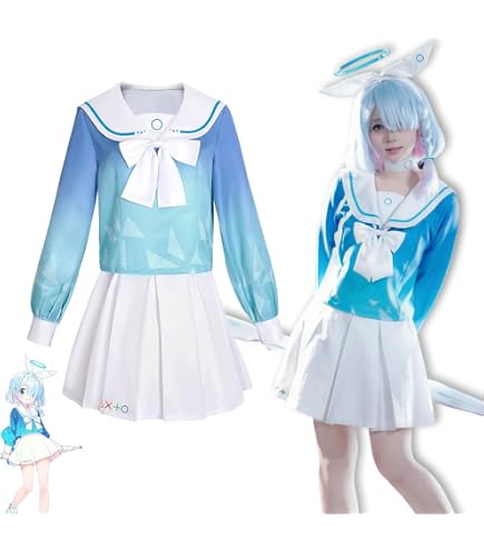 Amazon.co.jp: コスプレ衣装 ブルーアーカイブ アロナ 仮装 変装 全