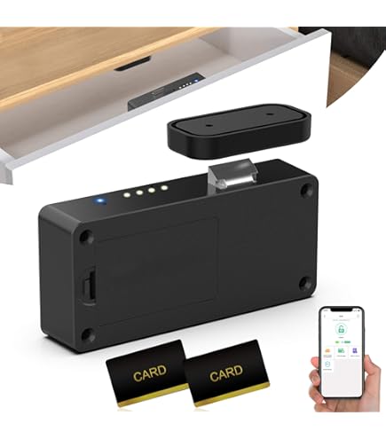 Aazon.co: CODACE Electronic Cabinet Lock, Sart NFC RFID Locks, Hidden DIY Cabinet Lock With - View #3