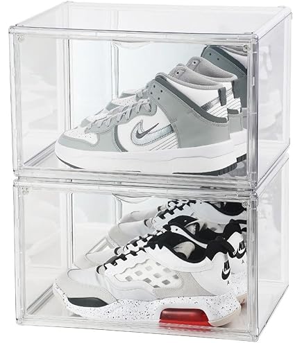 Amazon｜スニーカー表示ボックス sneaker box シューズボックス 収納