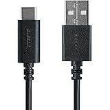 エレコム USB TYPE C ケーブル タイプC (USB A to USB C ) 3A出力で超急速充電 USB2.0準拠品 1.0m 【iPhone15 対応検証済】 ブラック MPAーAC10BK