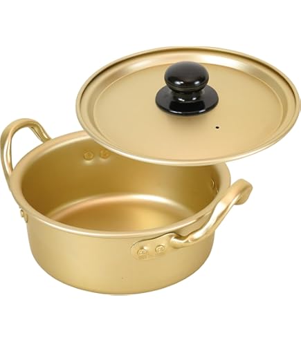 Amazon｜アカオアルミ 実用鍋 16㎝ アルミニウム(しゅう酸アルマイト