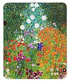 グスタフ・クリムト 『 農家の庭 』のマウスパッド：フォトパッド（世界の名画シリーズ） (D)