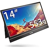 FunLogy Mobi.(モニター/モバイルモニター)【14インチ / 軽量 薄型 553g / ノングレア/フルHD 1920×1080 / デュアルディスプレイ/リモートワーク/ゲーム/USBケーブル付属/日本ブランド / 1年保証】