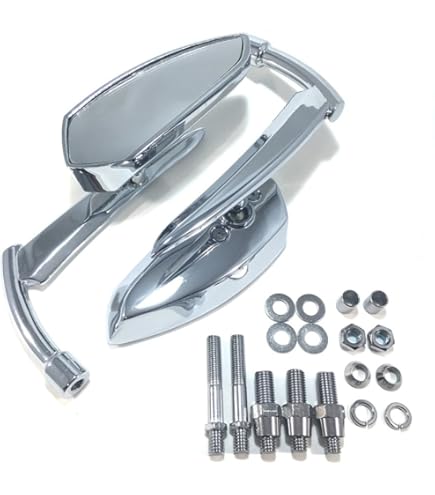 Amazon | WOWTK バック ミラー スプリットビジョンミラー 用のハーレー