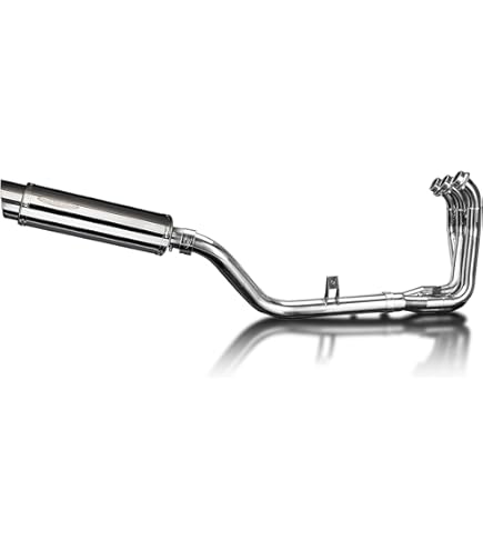 Amazon | DELKEVIC フルエキゾーストマフラー サイレンサー