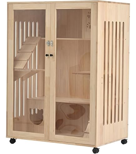 Amazon.co.jp: MOTASAN キャットケージ 2段 幅86cm 猫ケージ 幅広 多頭