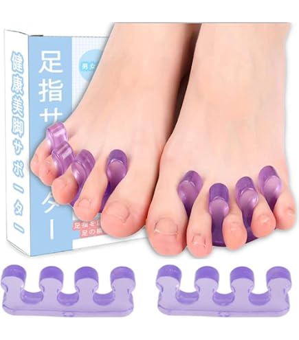 Amazon | 足指セパレーター (2個組) 足指 左右兼用 水洗いOK 伸縮性