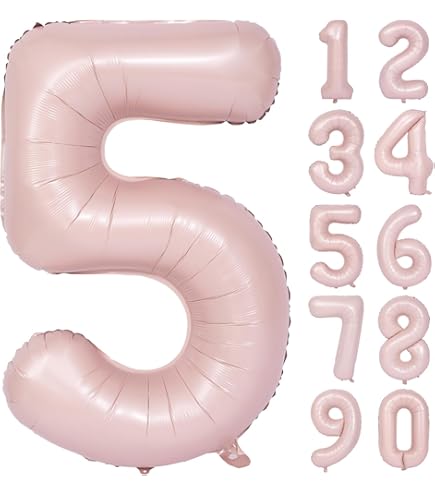 ナンバーバルーン【5】 Amazon | シルバー 誕生日 数字 バルーン ナンバー バルーン 5