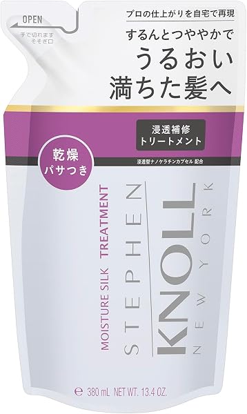 Steven Nol Moisture Silk Treatment (Refill), 12.8 fl oz (380 ml), Dried, Pasa Amino Acids - 1