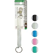 Amazon.co.jp: ナスカン付スプリングキーホルダー(太) 【12個