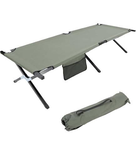 Amazon.co.jp: 実物 デッドストック 米軍 フォールディングコット