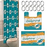 Miami Dolphins 15 Piece Bath Set by Northwest [並行輸入品]