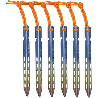 MOMIDORIチタンペグ　夜光固定ロープ付き　30cm 10本セット MOMIDORIチタンペグ 夜光固定ロープ付き 30cm 10本セット