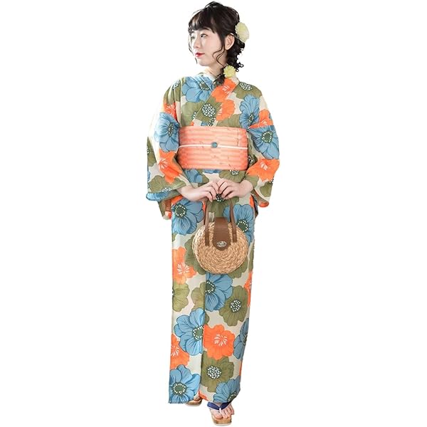 【3連休価格】hiyori【着用1回】蓮の花とカエル柄浴衣★ Amazon | [ゆかた屋hiyori] オリジナル極涼織り浴衣-まどろみ蛙