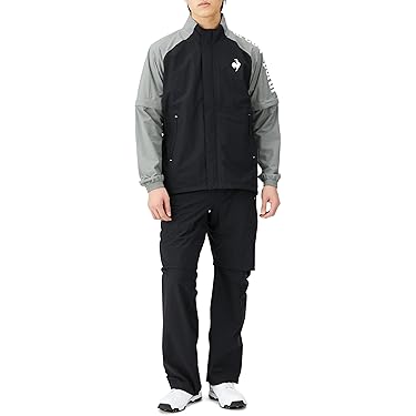 【新品未使用タグ付】ピッコーネクラブ 防水 ゴルフ レインウェア 上下 M 黒 new balance golf - レインウェア 上下セット | ネイビー