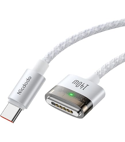 PCケーブル・コネクタ USB-C-Mag safe3 Amazon.co.jp: 充電ケーブル USB-C to Mag-Safe3 強力磁気 コネクター