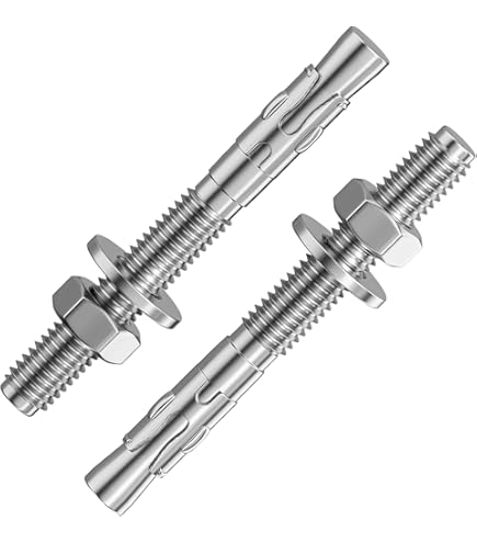 Amazon | LIONMAX コンクリートウェッジアンカー 3/8インチ x 3