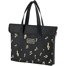 Amazon | MusicLine フラップ付き撥水コートレッスンバッグ 音符
