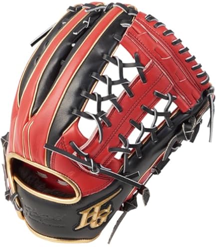 【美品】Hi-Gold ハイゴールド　軟式用　心極　KKG5004 ハイゴールド 軟式用グラブ KKG-5008 ダークオレンジ 外野手用 2023年