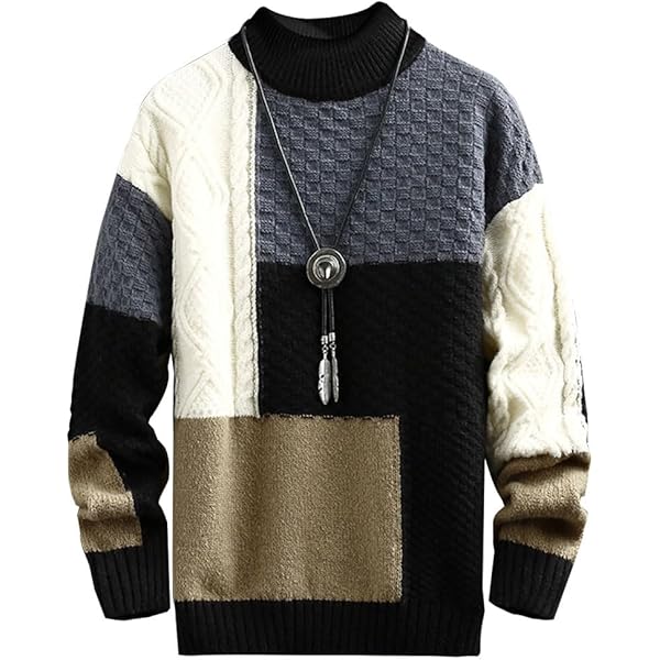 Amazon | [foveitaa] セーター メンズ 秋冬服 厚手 シンプル オシャレ
