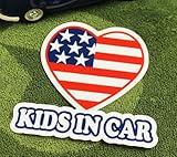 KIDS IN CAR ステッカー HEART サイズM＿SC-BIM6-LFS