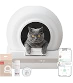 Amazon | Gulcircle 猫 トイレ 猫トイレ 自動:自動ネコトイレ 内蔵