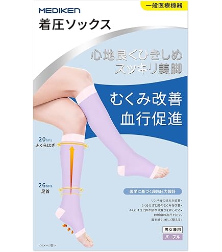 6825円　おやすみ着圧ソックス　一般医療機器　プラチナゲルマ　サイズM　未開封 NAIGAI（ナイガイ） 一般医療機器 着圧ソックス 段階圧力設計 足首