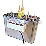 eモンズ お好み焼きスティック スティック調理器 【 でるでる棒プロ 業務用タイプ 】 業務用 全自動 専用ブラシ 油混ぜ棒 お好み焼き串 卵焼きスティック スティックパンケーキ 串焼き