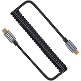 Micro USB変換ケーブル,CableCreation Micro USB to Micro USB コイルケーブル （0.17m〜1.2m） スプリングライン Micro USB OTGケーブル（金メッキピン及びアルミシェル） Androidス