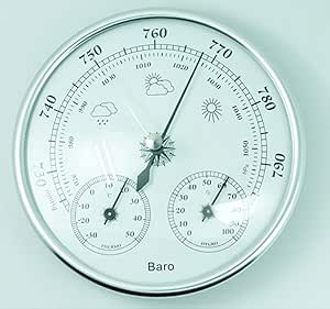 Amazon Co Jp アチスメル 気圧計 おしゃれ 高精度 アナログ 温度計 湿度計 気圧 計 デジタル 湿度 気温 温湿度計 壁掛け 簡易気圧計 ホーム キッチン