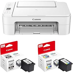 【インクセット】Canon プリンター インクジェット PIXUS TS3330 ホワイト (白) + 純正インク カー…