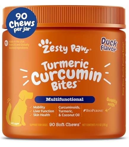 Amazon.co.jp: Zesty Paws 犬用マルチビタミン グルコサミン