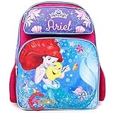 Disney New Little Mermaid 16' Large School Backpack-07595 [並行輸入品]
