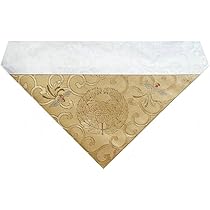 お仏具打敷　200代　2羽孔雀サイズ　約大幅90×54cm 楽天市場】冬用 三角打敷 金綴 高級手振り刺繍[二羽孔雀]【前卓