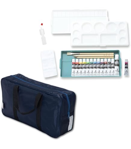 (未使用･未開封品)　ホルベイン　水彩絵具12色　ミニバッグ（ブルー）Ｍセット　学用品 og8985z 未使用・未開封品) ホルベイン 水彩絵具12色 ミニバッグ（ブルー